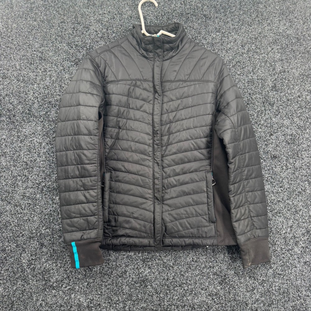Ariat Womens Black Quilted Equestrian Performance Jacket Full Zip Large L/G